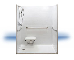 Walk in shower in Plankton by Independent Home Products, LLC